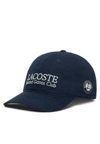 Lacoste Czapka z daszkiem RK0378 Granatowy. Kolor: niebieski. Materiał: bawełna #1