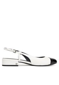 MICHAEL Michael Kors Baleriny Perla 40R4PLFP1L Biały. Kolor: biały. Materiał: skóra #1