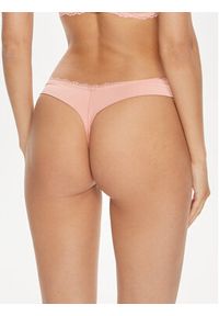 Calvin Klein Underwear Stringi 000QF6397E Koralowy. Kolor: pomarańczowy. Materiał: syntetyk #3