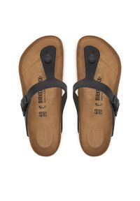 Birkenstock Japonki Gizeh 1029231 Czarny. Kolor: czarny. Materiał: skóra #1