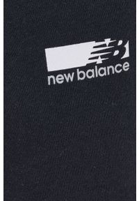 New Balance spodnie WP21801BK damskie kolor czarny z nadrukiem. Kolor: czarny. Wzór: nadruk #4