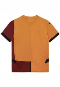 Puma - Młodzieżowa koszulka domowa Galatasaray SK 24/25 PUMA Red Rhythm Intense Orange. Kolor: czerwony, pomarańczowy, żółty, wielokolorowy