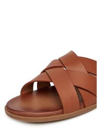 Clara Barson Klapki WS2520-03 Brązowy. Kolor: brązowy. Materiał: materiał, syntetyk #5