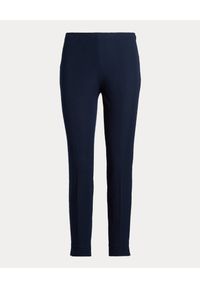 Ralph Lauren - RALPH LAUREN - Granatowe spodnie Skinny. Kolor: niebieski. Materiał: materiał. Styl: klasyczny #2