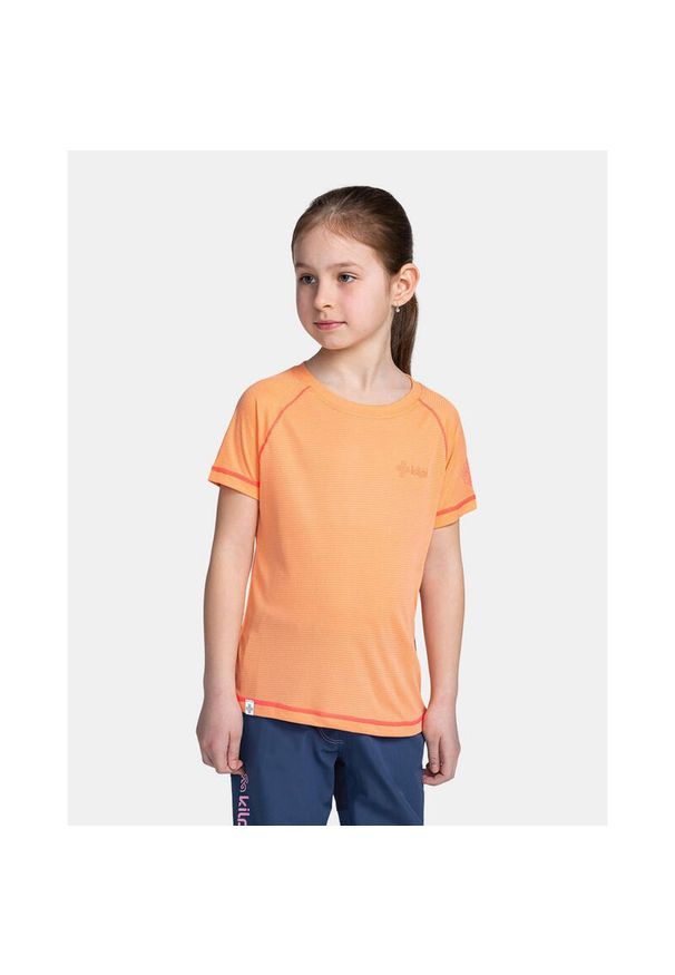 T-shirt techniczny dziewczęcy Kilpi TECNI-JG. Kolor: pomarańczowy