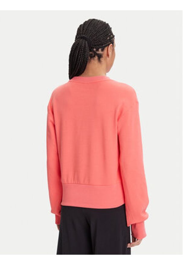 Adidas - adidas Bluza ALL SZN French Terry KD9775 Koralowy Regular Fit. Kolor: pomarańczowy. Materiał: bawełna