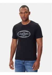 Jack & Jones - Jack&Jones T-Shirt York 12283800 Czarny Relaxed Fit. Kolor: czarny. Materiał: bawełna
