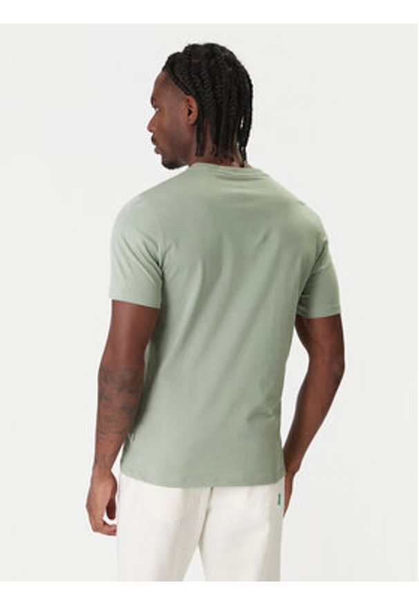 Guess Jeans T-Shirt M4YI52 K8HM0 Zielony Regular Fit. Kolor: zielony. Materiał: bawełna