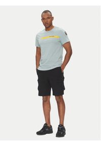 Parajumpers T-Shirt Tape 25SMPMTSIT01 Niebieski Regular Fit. Kolor: niebieski. Materiał: bawełna #2