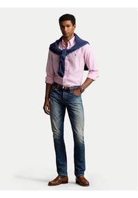 Polo Ralph Lauren Koszula 710886462002 Różowy Custom Fit. Typ kołnierza: polo. Kolor: różowy. Materiał: bawełna #2
