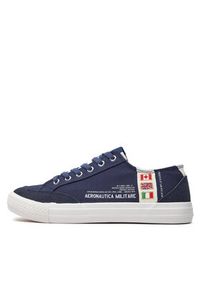 Aeronautica Militare Sneakersy 241SC280CT3336 Granatowy. Kolor: niebieski. Materiał: skóra #5