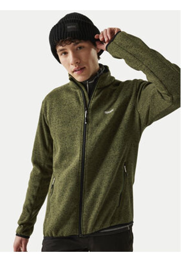 Regatta Polar Newhill RMA554 Zielony Regular Fit. Kolor: zielony. Materiał: syntetyk