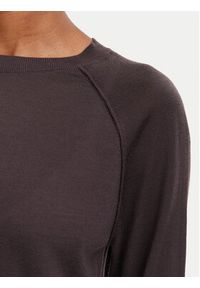 Marella Sweter Cottage 2625366211 Brązowy ciemny Regular Fit. Kolor: brązowy. Materiał: wełna #4