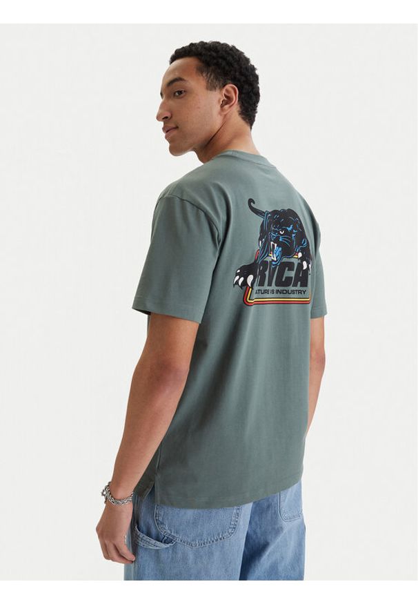 RVCA T-Shirt Penstation EVYZT00280 Zielony Relaxed Fit. Kolor: zielony. Materiał: bawełna
