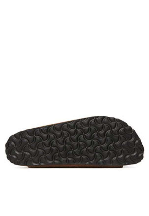Birkenstock Klapki Arizona Sfb 1030865 Brązowy. Kolor: brązowy. Materiał: zamsz, skóra