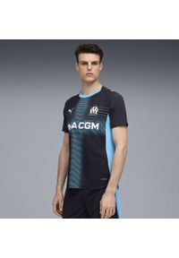 Puma - Męska autentyczna koszulka wyjazdowa Olympique Marsylia 25/26 PUMA. Kolor: niebieski. Sport: piłka nożna