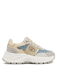 Liu Jo Sneakersy Eva 02 BA5065 PX617 Szary. Kolor: szary. Materiał: skóra, zamsz #1