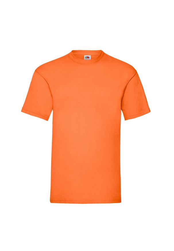 FRUIT OF THE LOOM - Męska Koszulka Valueweight. Kolor: żółty, pomarańczowy, wielokolorowy