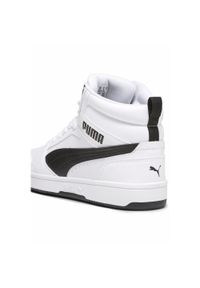 Adidasy Puma Rebound V6, Mężczyźni. Kolor: biały, wielokolorowy, czarny. Materiał: materiał, skóra. Szerokość cholewki: normalna. Sport: turystyka piesza