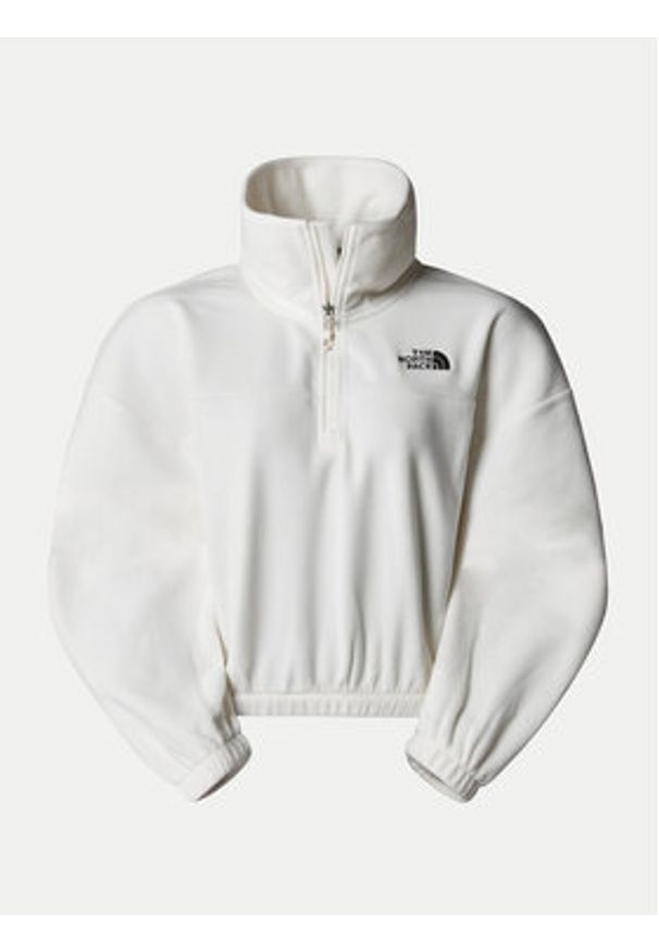 The North Face Polar Glacier NF0A89J9 Écru Regular Fit. Materiał: syntetyk
