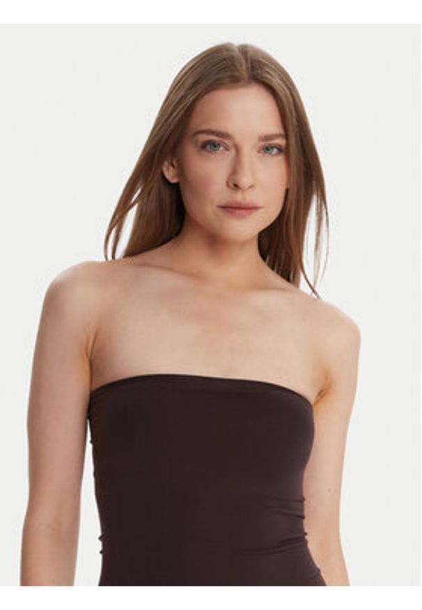 Wolford Sukienka wieczorowa 50795 Brązowy Slim Fit. Kolor: brązowy. Materiał: syntetyk. Styl: wizytowy