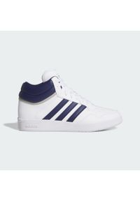 Adidas - Buty Hoops 4.0 Mid. Kolor: szary, niebieski, wielokolorowy, biały. Sport: fitness, koszykówka #1