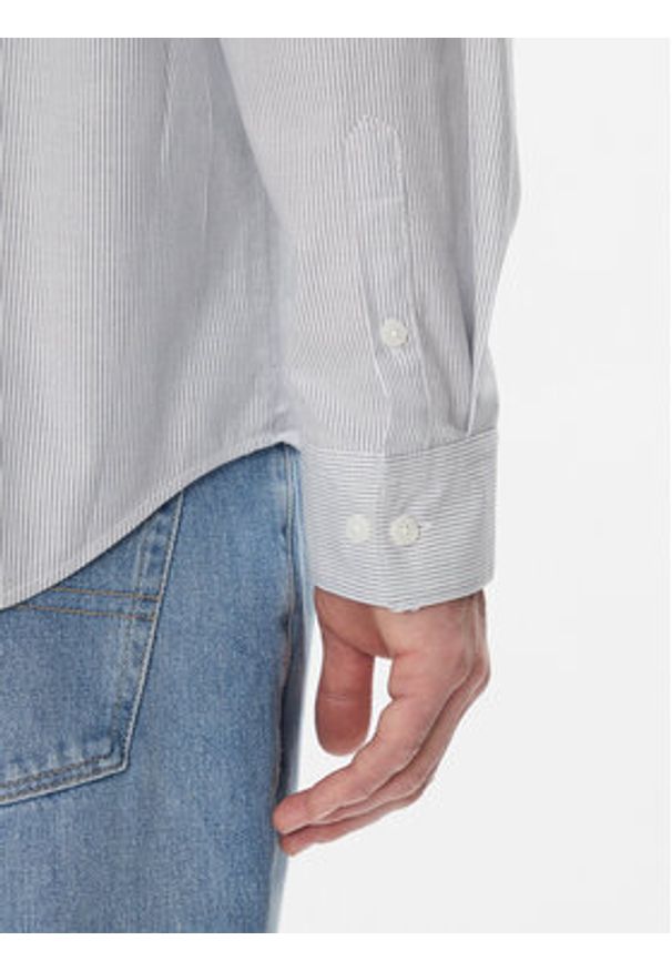 Calvin Klein Jeans Koszula LV04RB119G Niebieski Regular Fit. Kolor: niebieski. Materiał: bawełna
