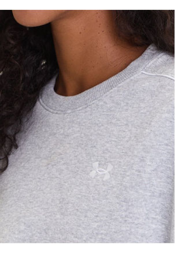 Under Armour Bluza Ua Rival 6007035 Szary Loose Fit. Kolor: szary. Materiał: bawełna