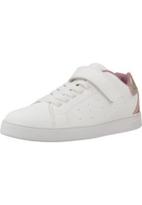 Geox - Buty GEOX J ECLYPER Biały. Kolor: biały. Materiał: syntetyk, tkanina. Sport: turystyka piesza #1