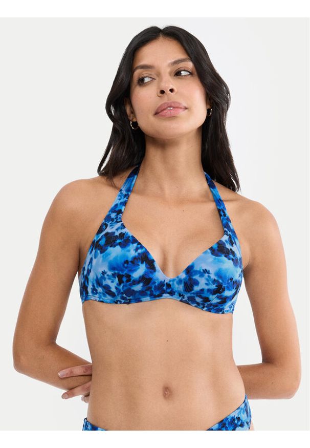 Triumph Góra od bikini Midnight Swim 10226507 Niebieski. Kolor: niebieski. Materiał: syntetyk