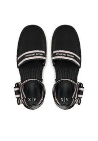 Armani Exchange Espadryle XDS006 XV923 00002 Czarny. Kolor: czarny. Materiał: materiał #4