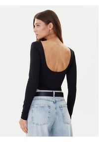 Tommy Jeans Body Silver Script DW0DW21574 Czarny Slim Fit. Kolor: czarny. Materiał: syntetyk #3