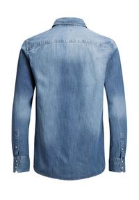 Jack & Jones - Jack&Jones Koszula Sheridan 12138115 Niebieski Slim Fit. Kolor: niebieski. Materiał: bawełna