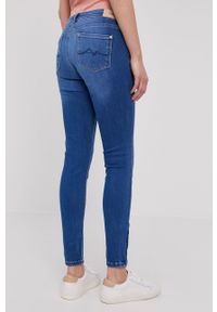 Pepe Jeans Jeansy damskie medium waist. Kolor: niebieski #3