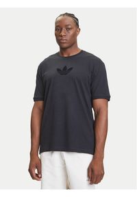 Adidas - adidas T-Shirt adicolor 2000s Cali JW5913 Czarny Loose Fit. Kolor: czarny. Materiał: bawełna