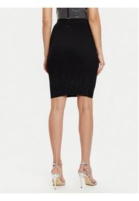 Guess Spódnica mini W5RD83 Z2Y50 Czarny Slim Fit. Kolor: czarny. Materiał: syntetyk #5