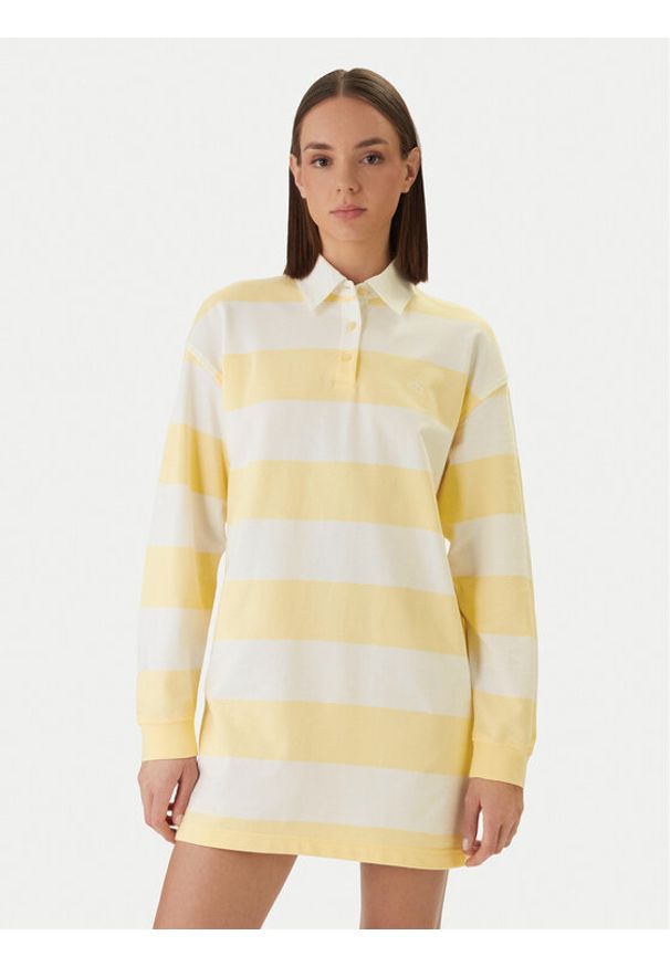 Calvin Klein Jeans Sukienka codzienna LV047F214G Kolorowy Loose Fit. Okazja: na co dzień. Materiał: bawełna. Wzór: kolorowy. Typ sukienki: proste. Styl: casual