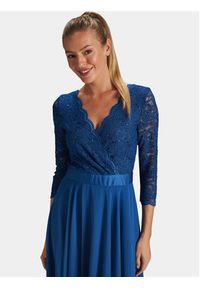 Swing Sukienka koktajlowa 5AE01600 Niebieski Regular Fit. Kolor: niebieski. Materiał: syntetyk. Styl: wizytowy #7
