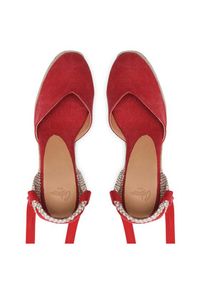 Castañer Espadryle Chiara/8ED/002 021668-604 Czerwony. Kolor: czerwony. Materiał: materiał #4