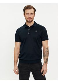 Karl Lagerfeld - KARL LAGERFELD Polo 745001 542200 Granatowy Regular Fit. Typ kołnierza: polo. Kolor: niebieski. Materiał: bawełna