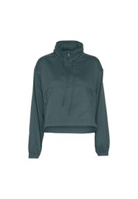 GIRLFRIEND COLLECTIVE - Wiatrówka Damska Hummingbird Half Zip Windbreaker. Kolor: zielony