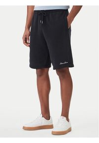 Guess Jeans Szorty sportowe M6GD49 KCPR1 Czarny Regular Fit. Kolor: czarny. Materiał: bawełna #1