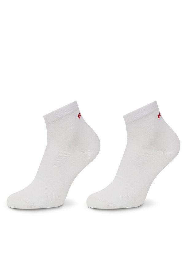 Hugo - Skarpety długie HUGO. Kolor: biały