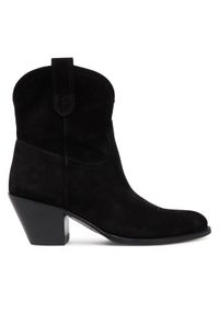 Polo Ralph Lauren Botki 818908754004 Czarny. Kolor: czarny. Materiał: skóra, zamsz #1