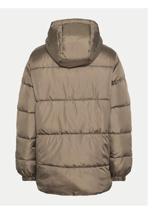 Pieces Kurtka zimowa Maddie 17150938 Beżowy Relaxed Fit. Kolor: beżowy. Materiał: syntetyk. Sezon: zima