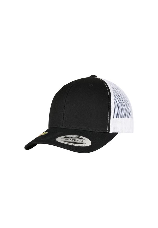 Trwała dwukolorowa czapka Urban Classics recyclable. Kolor: czarny, wielokolorowy, biały