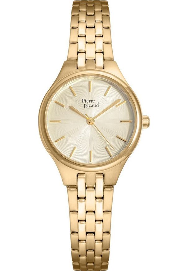 Zegarek Pierre Ricaud Zegarek damski Pierre Ricaud P21030.1111Q złoty. Kolor: złoty