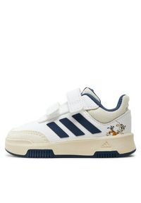 Adidas - adidas Sneakersy Disney Tensaur Sport Kids ID8011 Biały. Kolor: biały. Materiał: skóra. Wzór: motyw z bajki