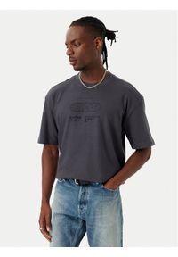 G-Star RAW - G-Star Raw T-Shirt Globes D28920-E508 Szary ciemny Relaxed Fit. Kolor: szary. Materiał: bawełna #1