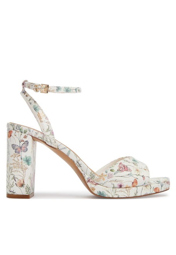 Aldo Sandały Gracious 14298548 Biały. Kolor: biały. Materiał: skóra
